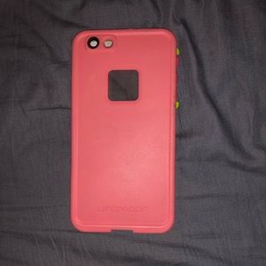 iPhone 6/6s plus life proof case. Pink